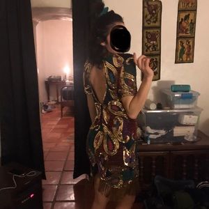 Vintage Sequin Beaded Dress